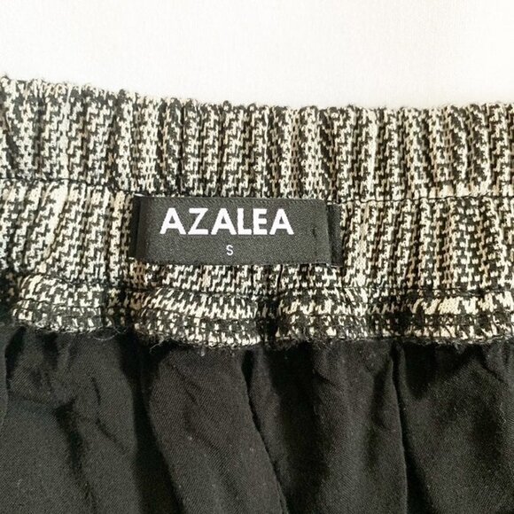 5/$25 Azalea San Francisco Made in USA black white plaid skinny trouser pants - Picture 5 of 9